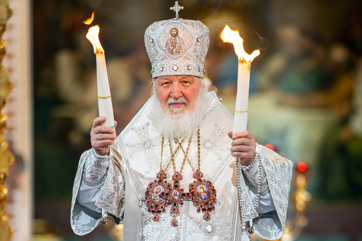 Патриарх Кирилл поздравил православных с Пасхой