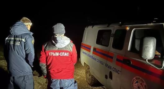 Группа туристов застряла на выходных в крымских горах