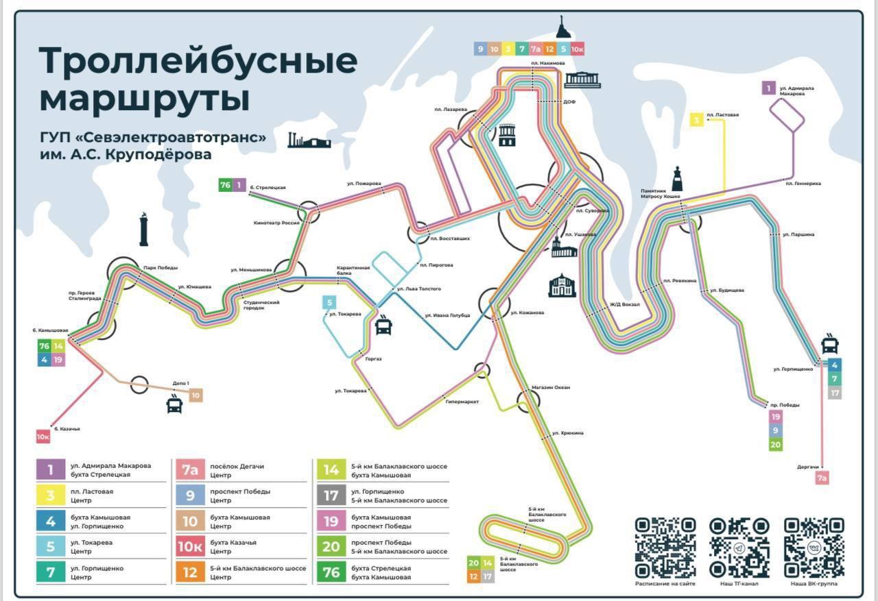 На остановках в Севастополе обновят схемы городских маршрутов 