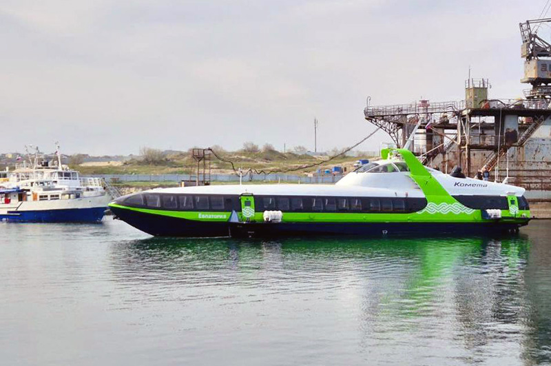 ГТЛК приняла морское пассажирское судно на подводных крыльях «Евпатория»