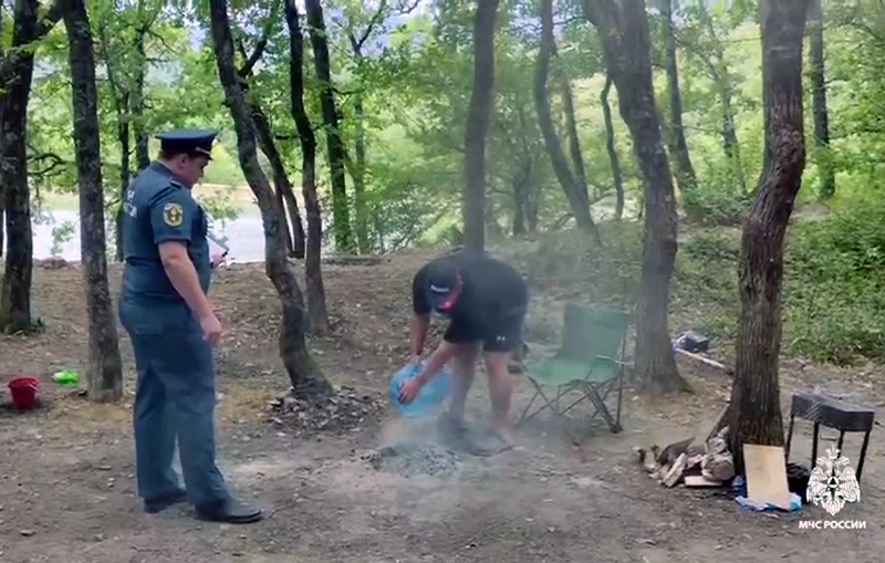 В Крыму с начала года за нарушение особого противопожарного режима оштрафованы почти 400 человек