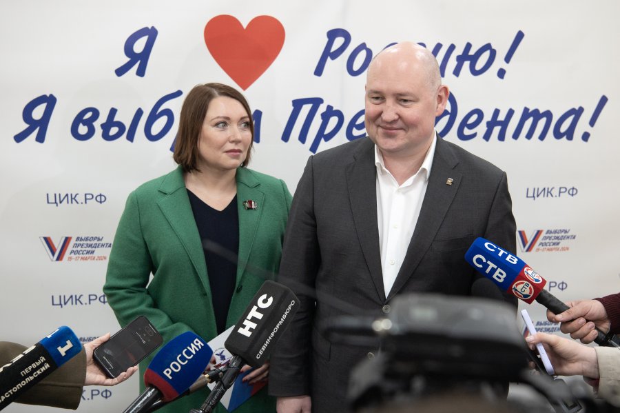 «Я в севастопольцах и не сомневался»: Развожаев о голосовании на выборах Президента РФ
