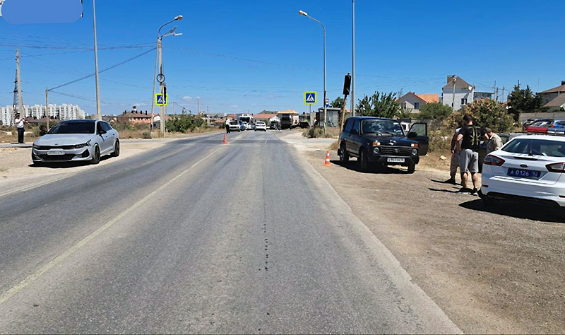 В Казачьей бухте водитель без прав на «зебре» сбил школьницу