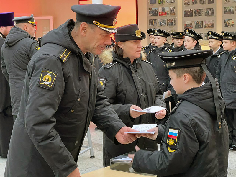 Передовой отряд юнармейцев Севастополя пополнился 100 нахимовцами