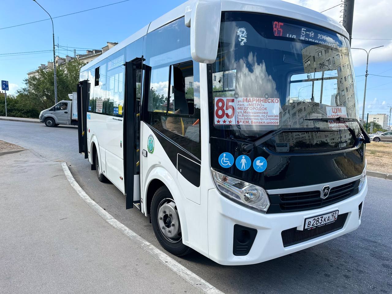 10 новых автобусов вышли на маршруты в Севастополе