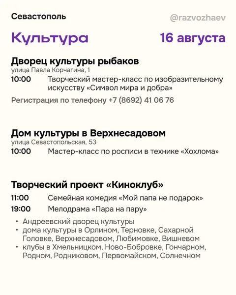 Фото галереи