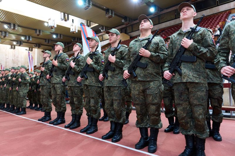 Новобранцы севастопольской спортроты ЦСКА приняли Военную присягу 