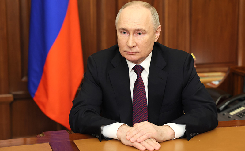 Владимир Путин поблагодарил россиян за голосование на выборах, поддержку и доверие