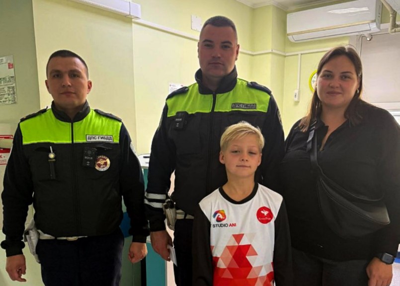 В Ялте инспекторы ДПС оперативно доставили в больницу задыхавшегося от отёка Квинке мальчика