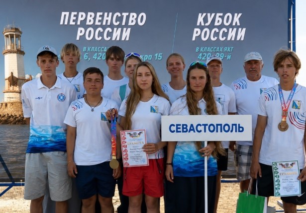 Севастопольские яхтсмены вновь поднялись на пьедестал первенства России 