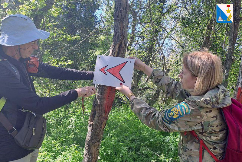 Специалисты очистили маршрут «Ласпинский перевал — Байдарские ворота» от рекламного спама