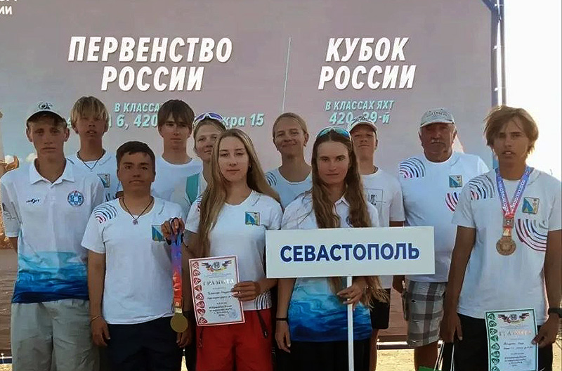 Севастопольцы завоевали медали первенства России по парусному спорту
