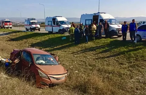 Хендай в столбе 2