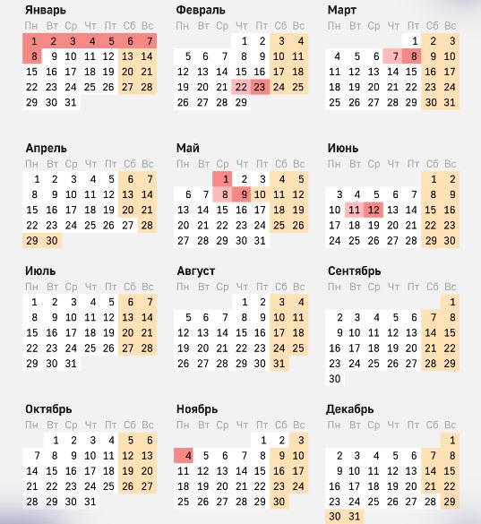 Минтруд опубликовал календарь праздничных дней на 2024 год | ОБЪЕКТИВ