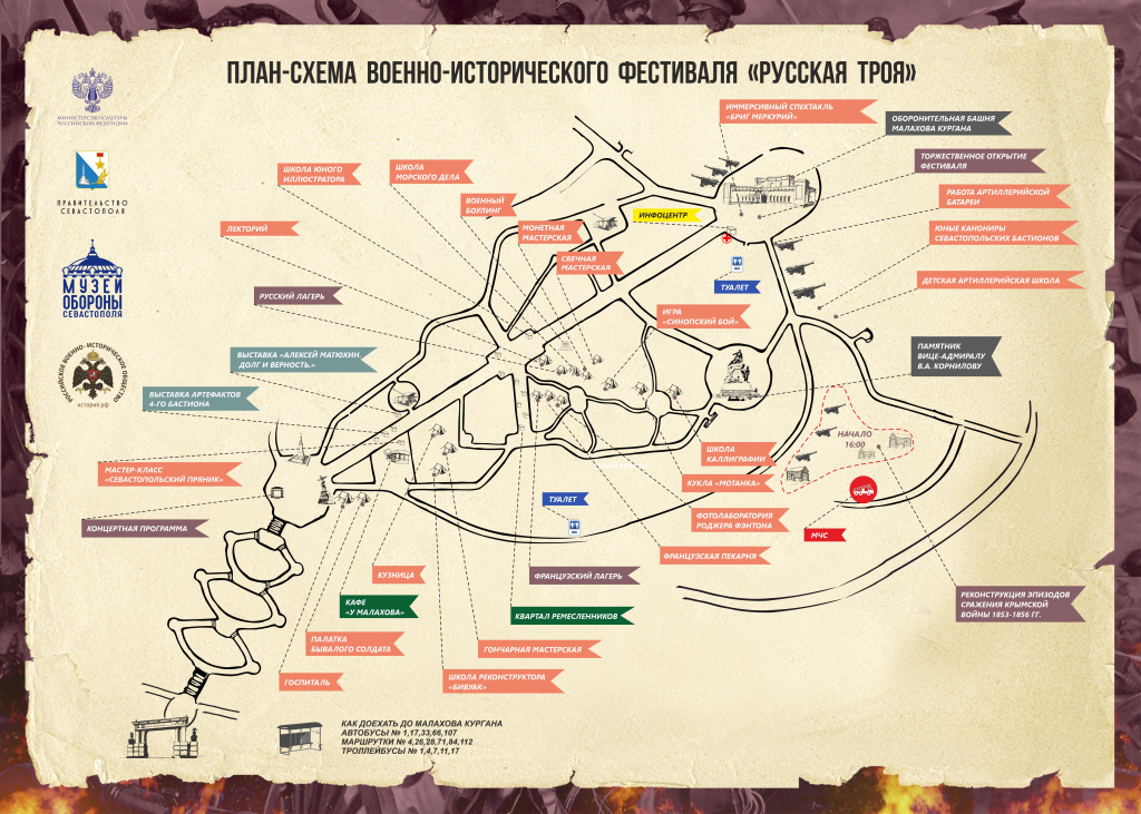 Малахов курган севастополь карта